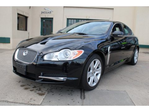 Ebony Black Jaguar XF Sport Sedan.  Click to enlarge.