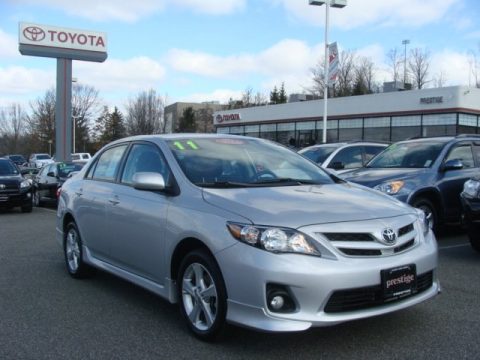 Classic Silver Metallic Toyota Corolla S.  Click to enlarge.