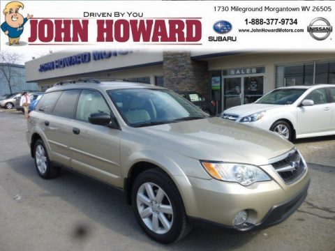 Harvest Gold Metallic Subaru Outback 2.5i Wagon.  Click to enlarge.