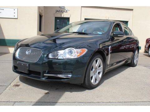 Botanical Green Metallic Jaguar XF Sport Sedan.  Click to enlarge.