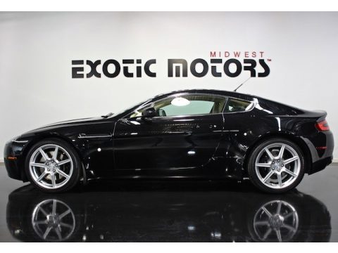 Jet Black Aston Martin V8 Vantage Coupe.  Click to enlarge.