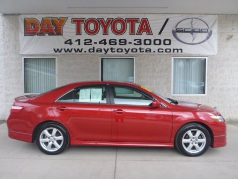 Barcelona Red Metallic Toyota Camry SE V6.  Click to enlarge.