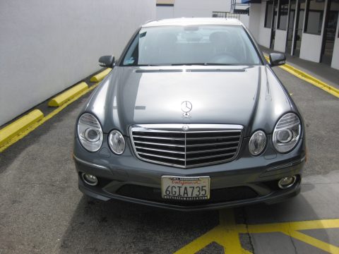 Flint Grey Metallic Mercedes-Benz E 550 Sedan.  Click to enlarge.