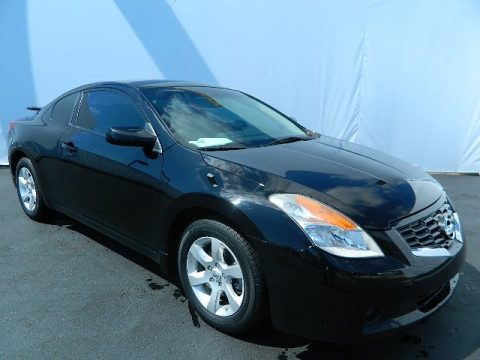 Super Black Nissan Altima 2.5 S Coupe.  Click to enlarge.