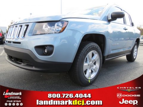 Winter Chill Pearl Jeep Compass Sport.  Click to enlarge.