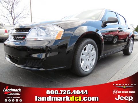 Black Dodge Avenger SE.  Click to enlarge.