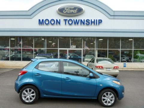 Aquatic Blue Mica Mazda MAZDA2 Touring. Click to enlarge. Aquatic Blue Mica Mazda MAZDA2 Touring. Click to enlarge.