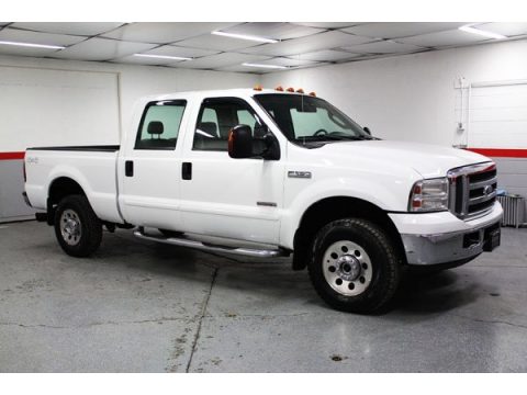 Oxford White Ford F250 Super Duty XLT Crew Cab 4x4.  Click to enlarge.