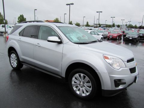Silver Ice Metallic Chevrolet Equinox LT AWD.  Click to enlarge.