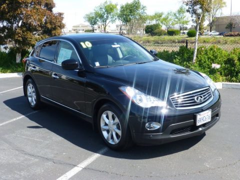 Black Obsidian Infiniti EX 35 Journey AWD.  Click to enlarge.