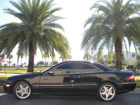 Black Mercedes-Benz CL 600.  Click to enlarge.