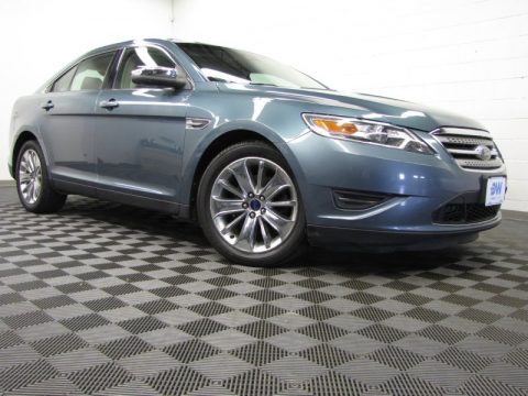 Steel Blue Metallic Ford Taurus Limited AWD.  Click to enlarge.