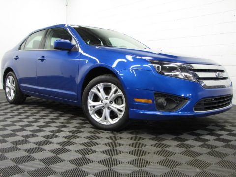 Blue Flame Metallic Ford Fusion SE V6.  Click to enlarge.