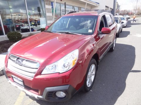 Venetian Red Pearl Subaru Outback 2.5i Premium.  Click to enlarge.