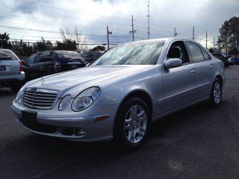 Brilliant Silver Metallic Mercedes-Benz E 320 CDI Sedan.  Click to enlarge.