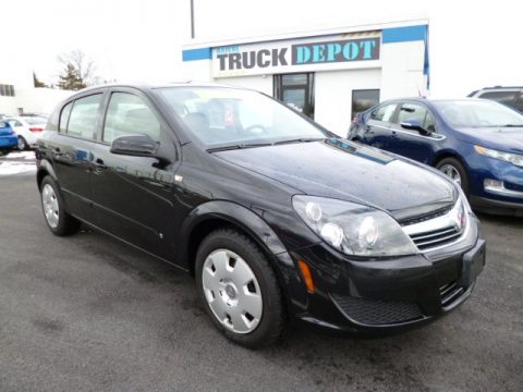 Black Sapphire Saturn Astra XE Sedan.  Click to enlarge.