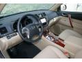  2013 Toyota Highlander Sand Beige Interior #5