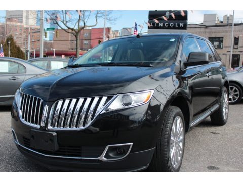 Black Lincoln MKX AWD.  Click to enlarge.