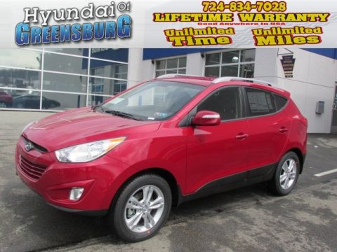 Garnet Red Hyundai Tucson GLS. Click to enlarge. Garnet Red Hyundai Tucson GLS. Click to enlarge.