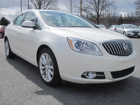 White Diamond Tricoat Buick Verano FWD.  Click to enlarge.