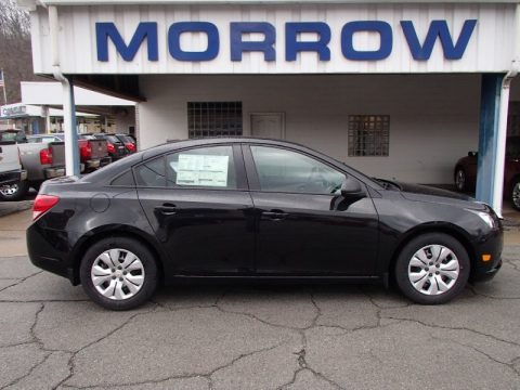 Black Granite Metallic Chevrolet Cruze LS.  Click to enlarge.