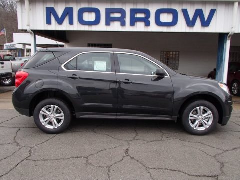 Ashen Gray Metallic Chevrolet Equinox LS.  Click to enlarge.