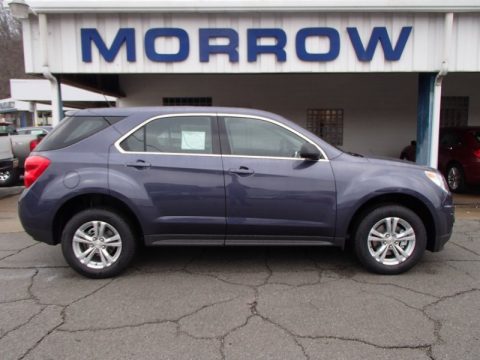 Atlantis Blue Metallic Chevrolet Equinox LS AWD.  Click to enlarge.