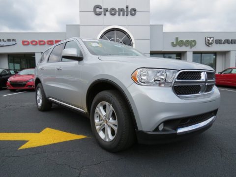 Bright Silver Metallic Dodge Durango SXT.  Click to enlarge.