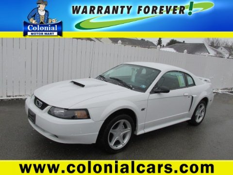 Oxford White Ford Mustang GT Coupe.  Click to enlarge.