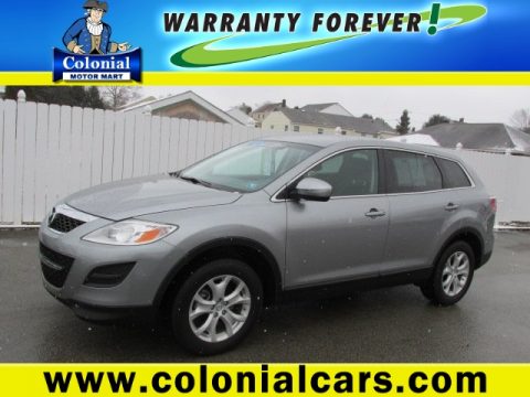 Liquid Silver Meatllic Mazda CX-9 Touring AWD.  Click to enlarge.