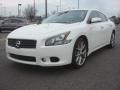2011 Nissan Maxima 3.5 SV Premium Winter Frost White 2011 Nissan Maxima 3.5 SV Premium Winter Frost White