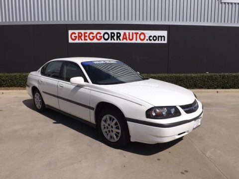 White Chevrolet Impala .  Click to enlarge.