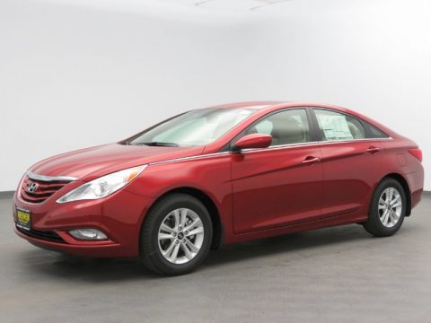 Sparkling Ruby Hyundai Sonata GLS.  Click to enlarge.