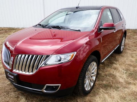 Ruby Red Tinted Tri-Coat Lincoln MKX AWD.  Click to enlarge.