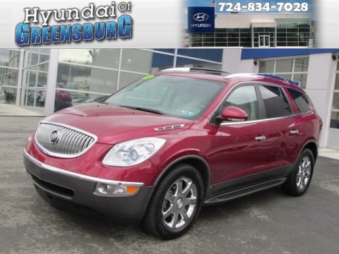 Red Jewel Buick Enclave CXL AWD.  Click to enlarge.