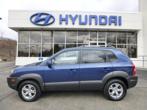 Nautical Blue Hyundai Tucson SE V6 4WD.  Click to enlarge.