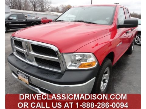 Flame Red Dodge Ram 1500 ST Quad Cab 4x4.  Click to enlarge.