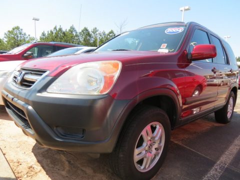 Chianti Red Pearl Honda CR-V EX 4WD.  Click to enlarge.