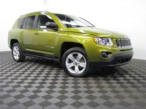 Rescue Green Metallic Jeep Compass Latitude 4x4.  Click to enlarge.