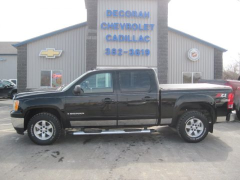 Onyx Black GMC Sierra 1500 SLE Crew Cab 4x4.  Click to enlarge.