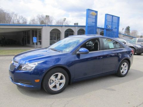 Blue Topaz Metallic Chevrolet Cruze LT.  Click to enlarge.