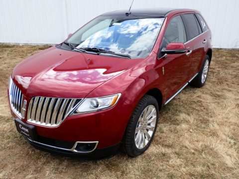 Ruby Red Tinted Tri-Coat Lincoln MKX AWD.  Click to enlarge.