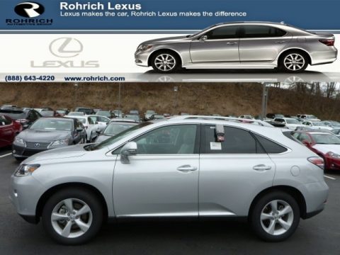 Silver Lining Metallic Lexus RX 350 AWD.  Click to enlarge.