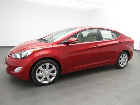 Red Allure Hyundai Elantra Limited.  Click to enlarge.