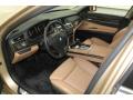 Saddle/Black Nappa Leather Interior BMW 7 Series #13