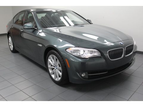 Tasman Green Metallic BMW 5 Series 528i Sedan.  Click to enlarge.