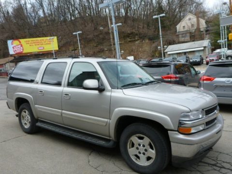Silver Birch Metallic Chevrolet Suburban 1500 LT 4x4.  Click to enlarge.