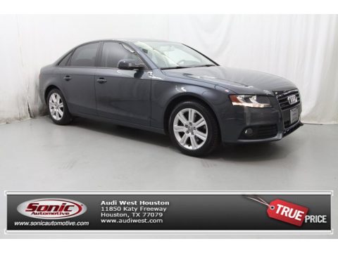 Meteor Gray Pearl Effect Audi A4 2.0T quattro Sedan.  Click to enlarge.