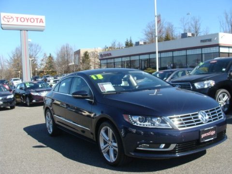 Night Blue Metallic Volkswagen CC Sport Plus.  Click to enlarge.