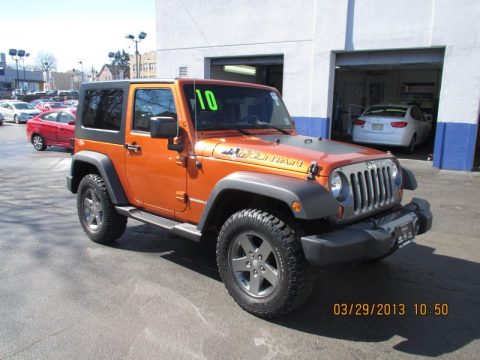 Mango Tango Pearl Jeep Wrangler Sport Mountain Edition 4x4.  Click to enlarge.